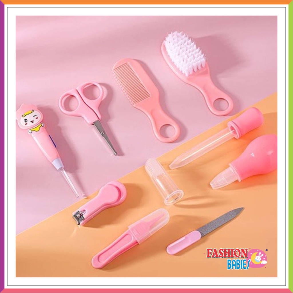 ❤ Fashionbabies ❤ PREMIUM BABY CARE KIT SET 10 IN 1 / MANICURE BABY / GUNTING KUKU SET / BABY GIFT SET