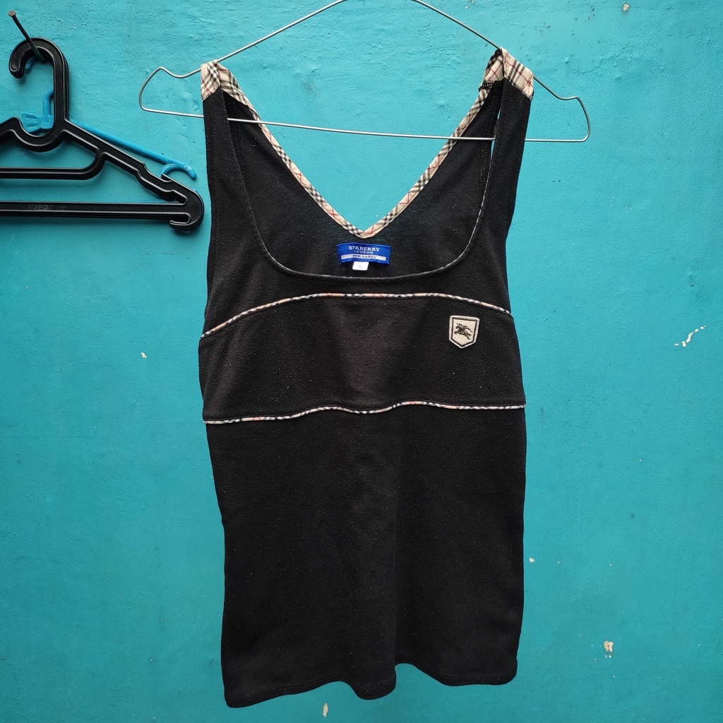 Tanktop Burberry Wanita Second Original