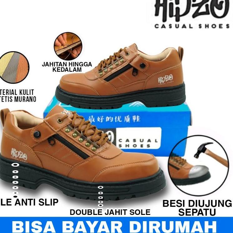 Oke Price.. Sepatu Safety Pria Wanita Cheetah Sefty Krisbow King Jogger Ujung besi Bots Shoes Pria  