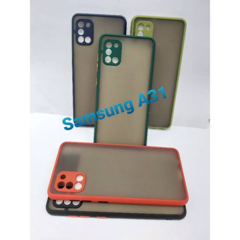 Case Samsung A31 Matte bumper Aero Case Protect Camera