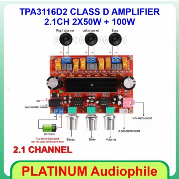 Tpa3116 схема усилителя