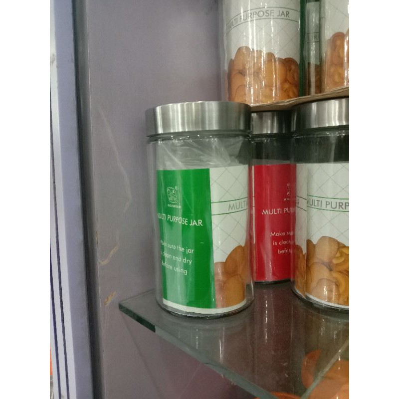 TOPLES KACA POLOS PANJANG TUTUP STAINLESS MURAH