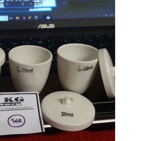 Cawan kursibel kursible porcelain 30ml 30 ml porselen dg tutup