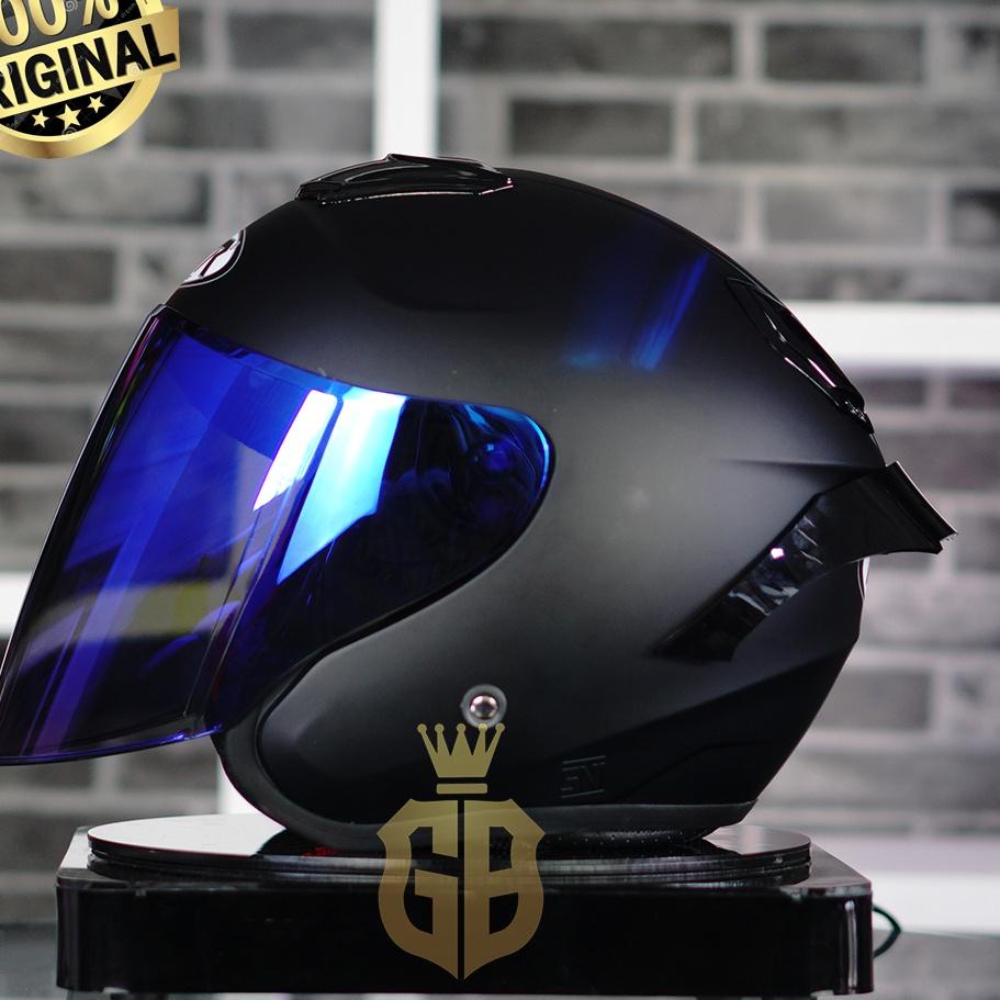 Best Seller.. Helm Kyoto DYR Osaka Paket Ganteng Helm + Visor + Spoiler