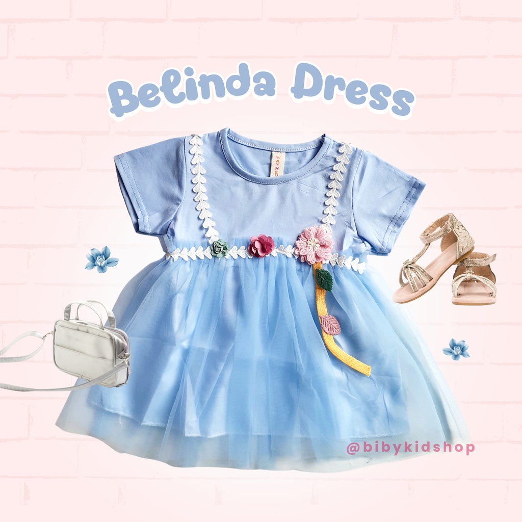 Dress Bayi Perempuan Anak Import 6 12 Bulan Baby Girl Baju Rok Tutu Gaun Pesta Fashion