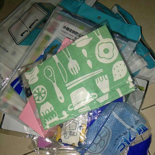 Kasimurah K183 Kotak Sarung Tissue Tisu Case Bahan Kain Canvas Linen Untuk Kamar Mandi / Mobil Murah