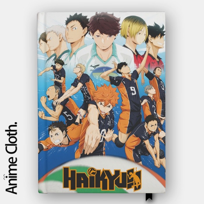 

Notebook Haikyuu All Character Custom Anime Buku Jurnal Planner KYU04