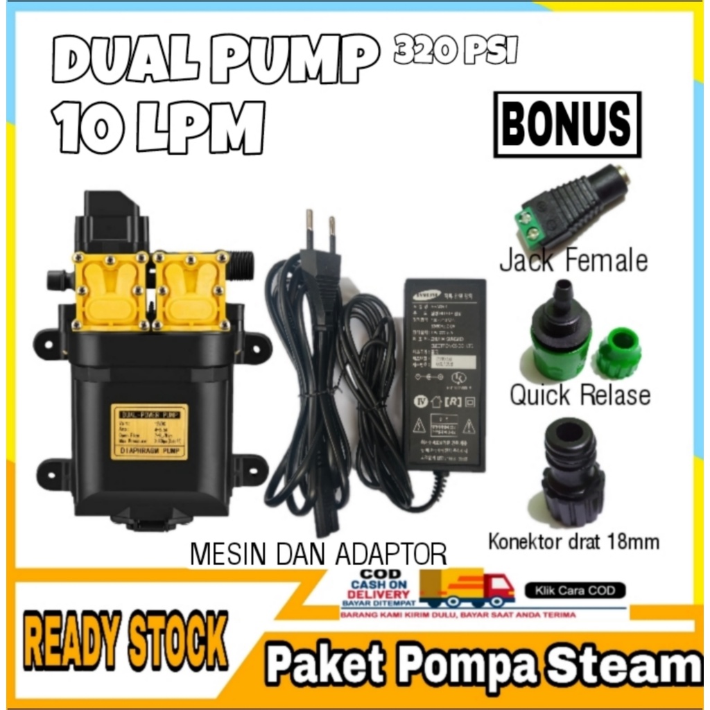 Jual Dinamo Pompa Dc V Psi Lpm Dan Adaptor Pompa Air Dc V