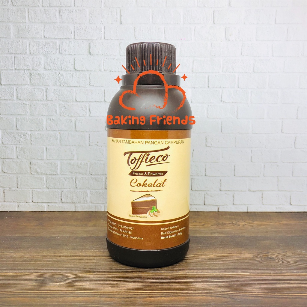 TOFFIECO PASTA COKELAT 250GR /PERISA PEWARNA PERASA COKLAT CHOCOLATE TOFFIEKO TOFIECO