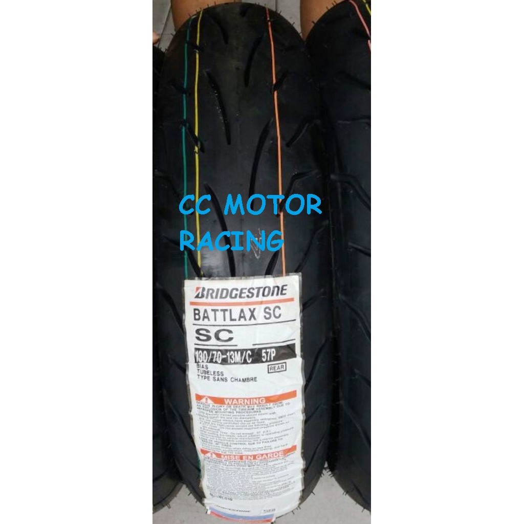 Ban Belakang Battlax SC 130/70 Ring 13 Yamaha Nmax