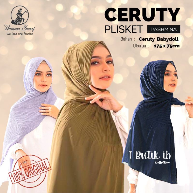 Umama CERUTY PLISKET PASHMINA / PASHMINA PLISKET CERUTY BABYDOLL