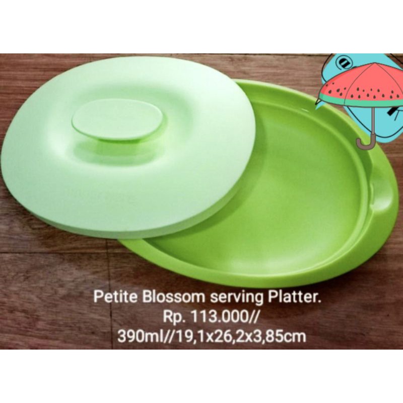 Petite Blossom Serving Plate Tupperware 1
