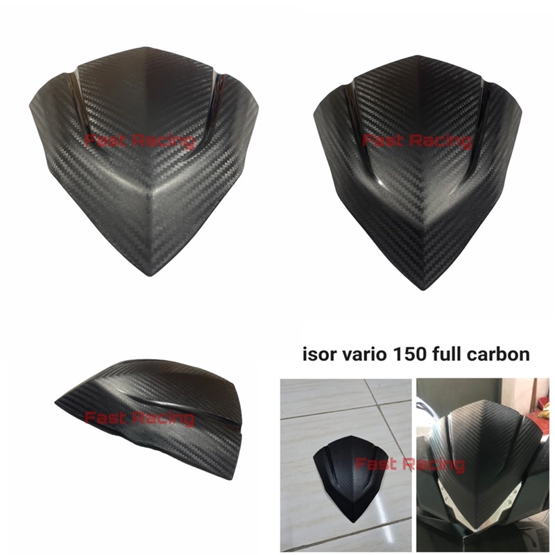 Visor vario 150 &amp; vario 125 led esp 2015 2017 Carbon black