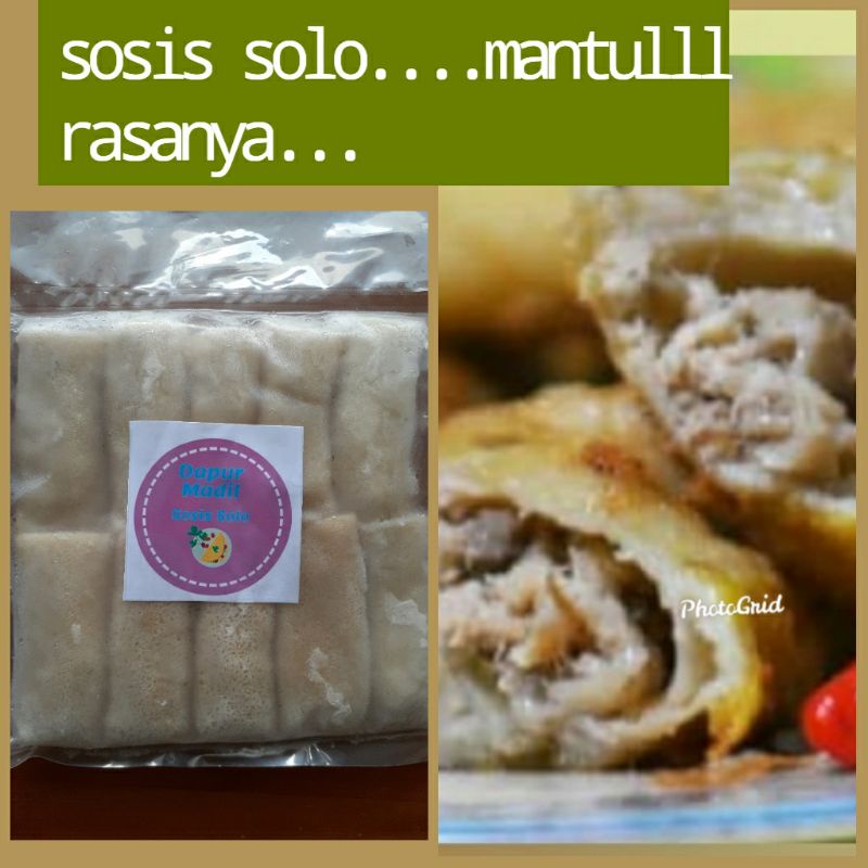 

Sosis Solo 500 gr Rumahan Lokal Isi Daging