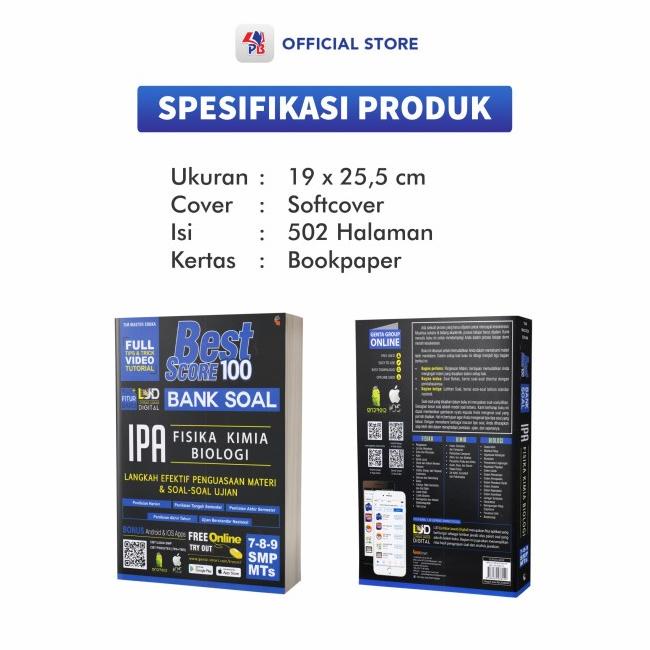 

Langsung Order Buku Sekolah SMP MTs - Best Score 100 Bank Soal IPA Fisika Kimia SMP Tren terbaru