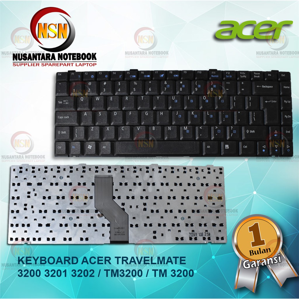 Keyboard Original Acer Travelmate 3200 3201 3202 / TM3200 / TM 3200