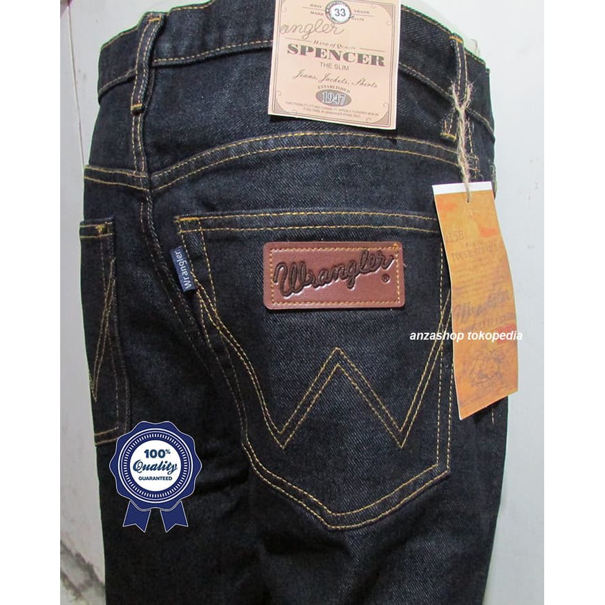 CELANA PRIA PANJANG ORIGINAL Celana Jeans Denim Bandung WANZ Standar/Regular BlueBlack 27-32 CO