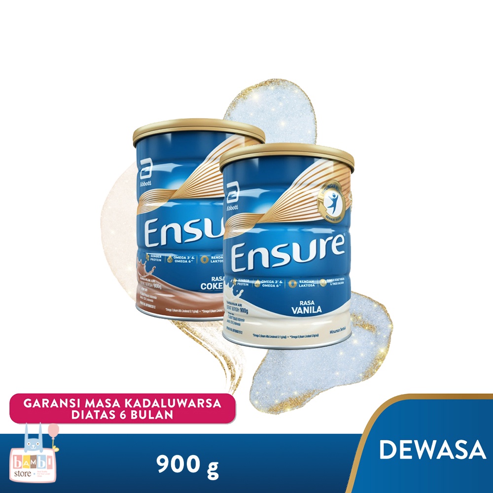 Ensure Gold 850 gr - Susu Nutrisi Dewasa Rendah Laktosa - Vanilla/Coklat