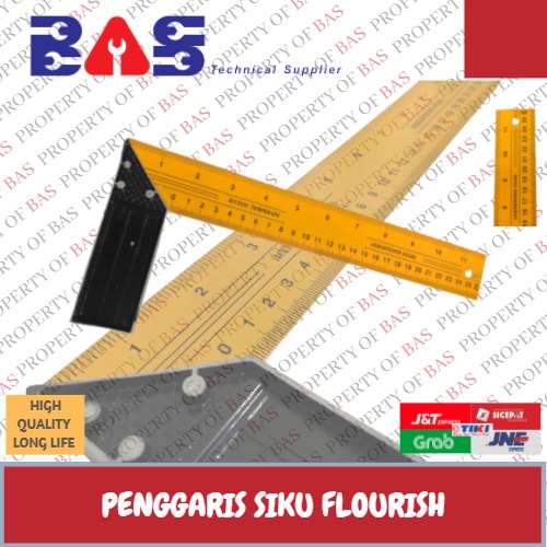 

Penggaris Siku Flourish