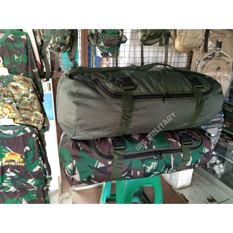 TAS SELEMPANG TNI JUMBO 60L/TAS PENDIDIKAN TNI/TAS KAPSUL PULSAK/PENYESAK