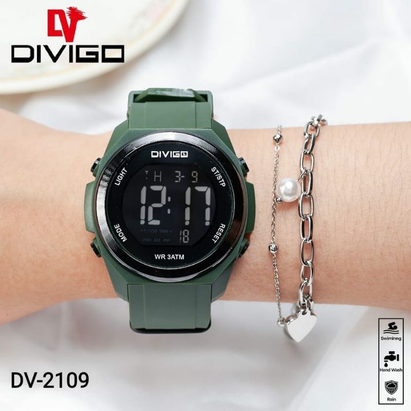 Dv 2109 Jam Tangan Divigo Original Water Resistant Bisa COD