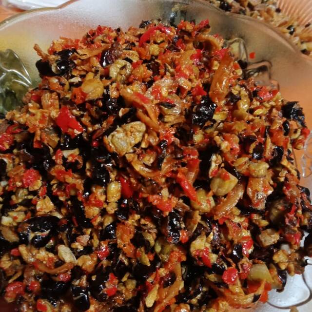 

Sambel kabau+teri