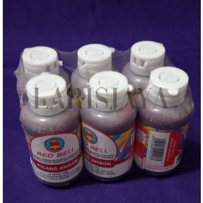 

KUALITAS BAGUS!!! PERISA DAN PEWARNA MAKANAN [ RASA PISANG AMBON ] REDBELL 55 ml