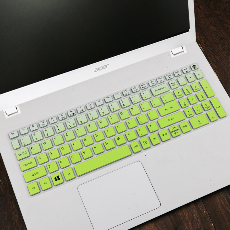 For Acer E5-575G-51SF A615 TMP2510 TX520 E5-576G Colorful Silicone laptop Keyboard Protector Keyboard Cover Skin