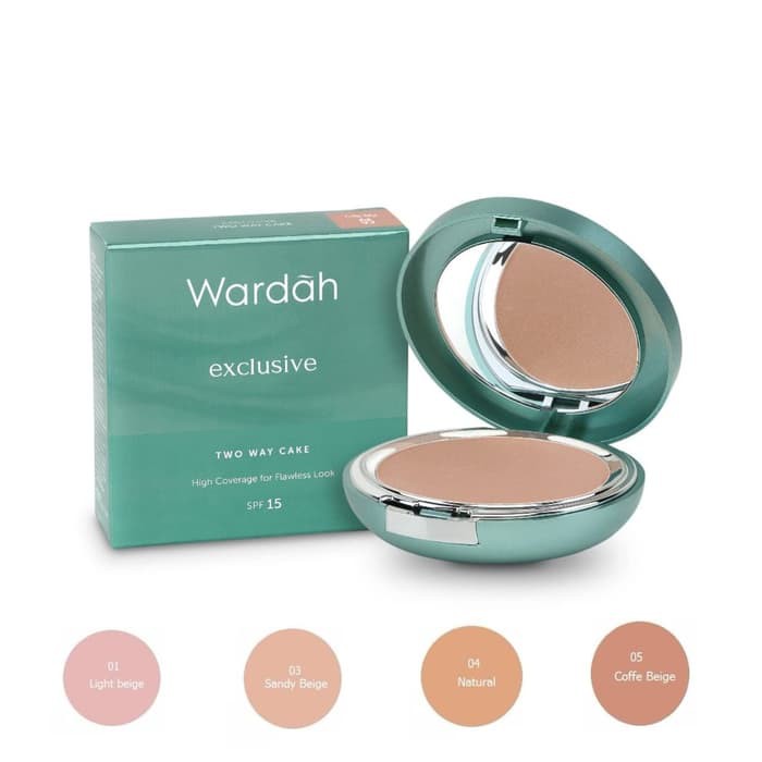 ❄️MATCHA❄️ WARDAH EXCLUSIVE TWO WAY CAKE SPF 15 / BEDAK WARDAH EXCLUSIVE