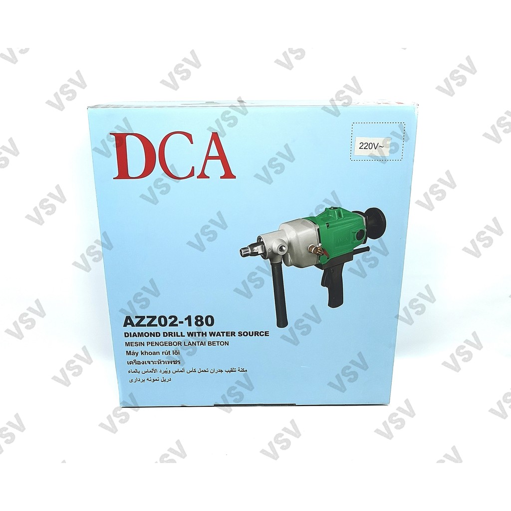 DCA Mesin Bor Coring 180mm AZZ02-180 Diamond Core Drill DCA