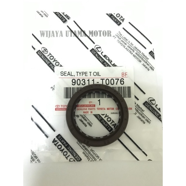 OIL SEAL TIMING COVER SEAL PULLY KRUK AS DEPAN GRAND NEW AVANZA XENIA RUSH TERIOS DUAL VVTI