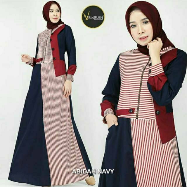 Baju Gamis Abidah Dress-3