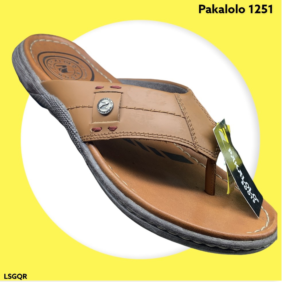 Sandal Pakalolo 1251 Brown - Sandal Pria - Sandal Cowok - Sandal Kulit - Sandal Keren - Sandal Bagus
