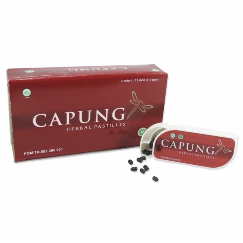 Permen capung herbal pastilles per pcs ( permen pelega tenggorokan )