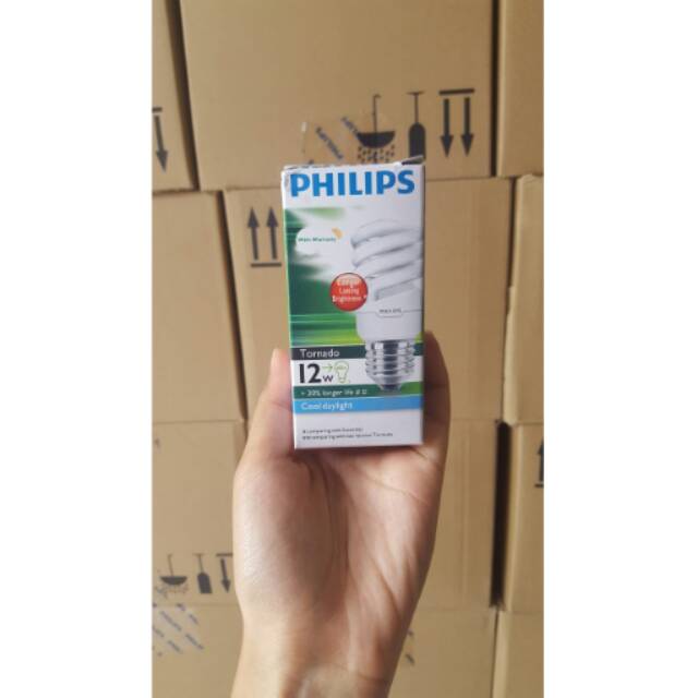 Philips Lampu Tornado 12 Watt