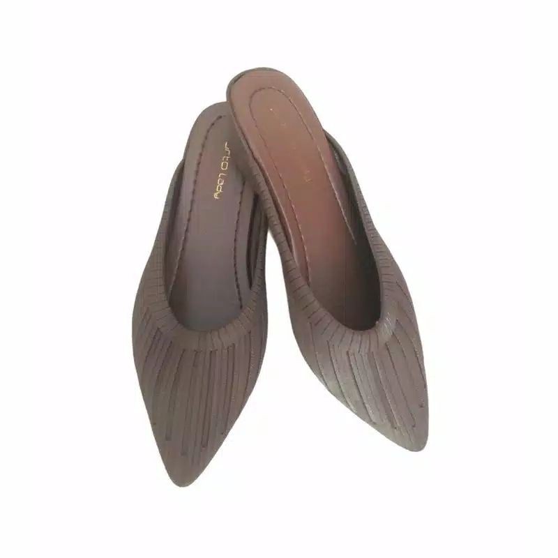 Sandal Sepatu Selop Wanita Sendal Jelly Karet Anti Air merk PORTO LADY