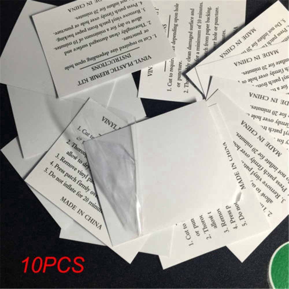 10pcs/set Patch Tambal Ban Pelampung Renang Portable Dengan Perekat