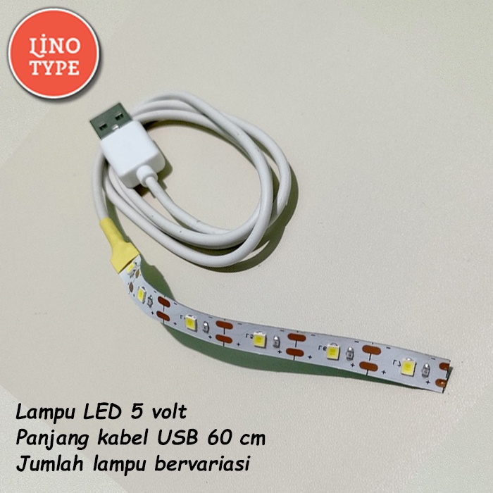 Lampu LED Strip 5 v, LED 5 volt, Lampu USB LED garansi 1 tahun ganti baru SK berlaku