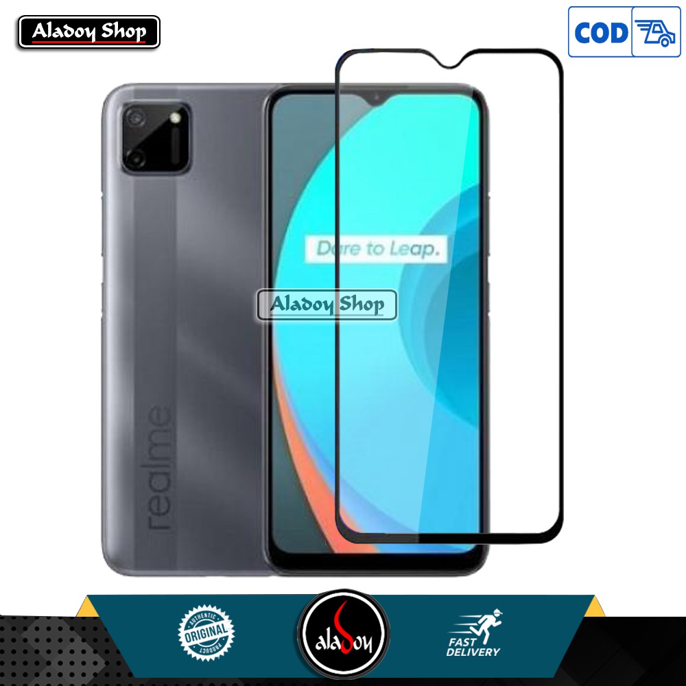 Tempered Glass Realme C11 Antigores Kaca Pelindung Layar Screen Protector Full Cover