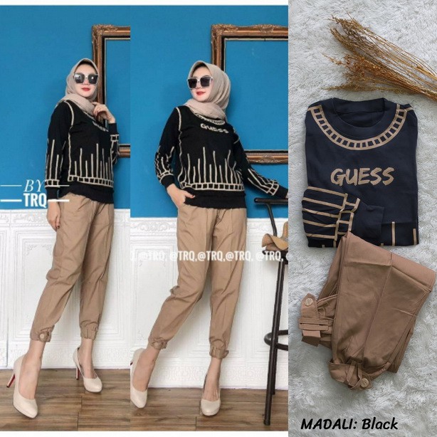MADALI set blus celana by TRQ FASHION