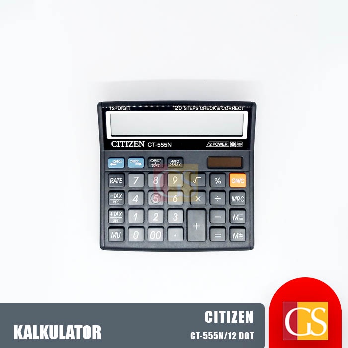 

KALKULATOR KERJA CITIZEN CT-555N HITAM ASLI