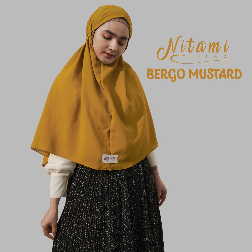 NITAMI HIJAB MUSTARD/BERGO MARYAM TALI/HIJAB