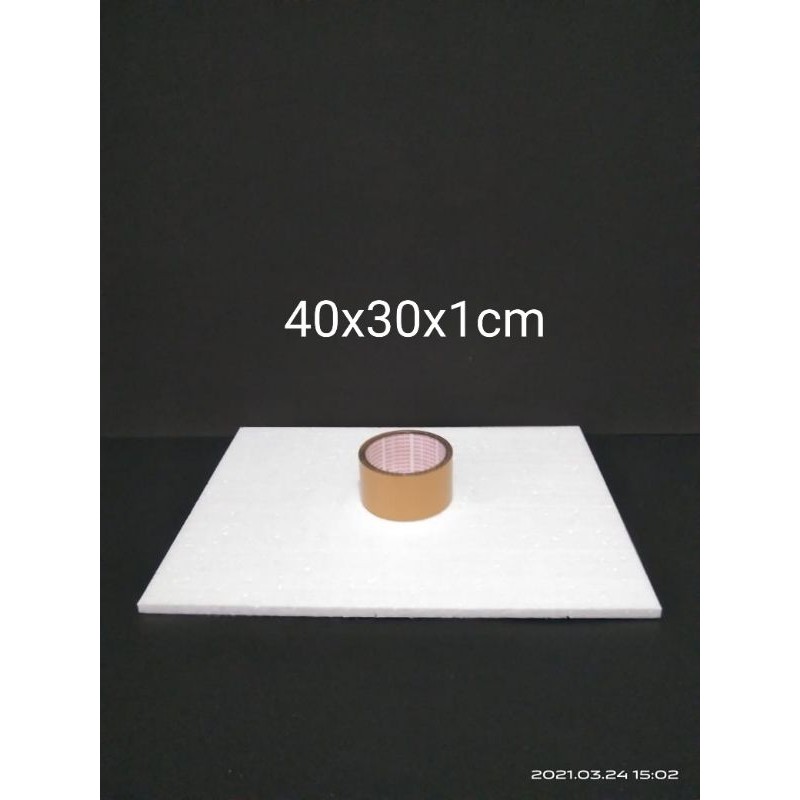 

40x30x1cm Styrofoam Sheet Gabus Lembaran Papan