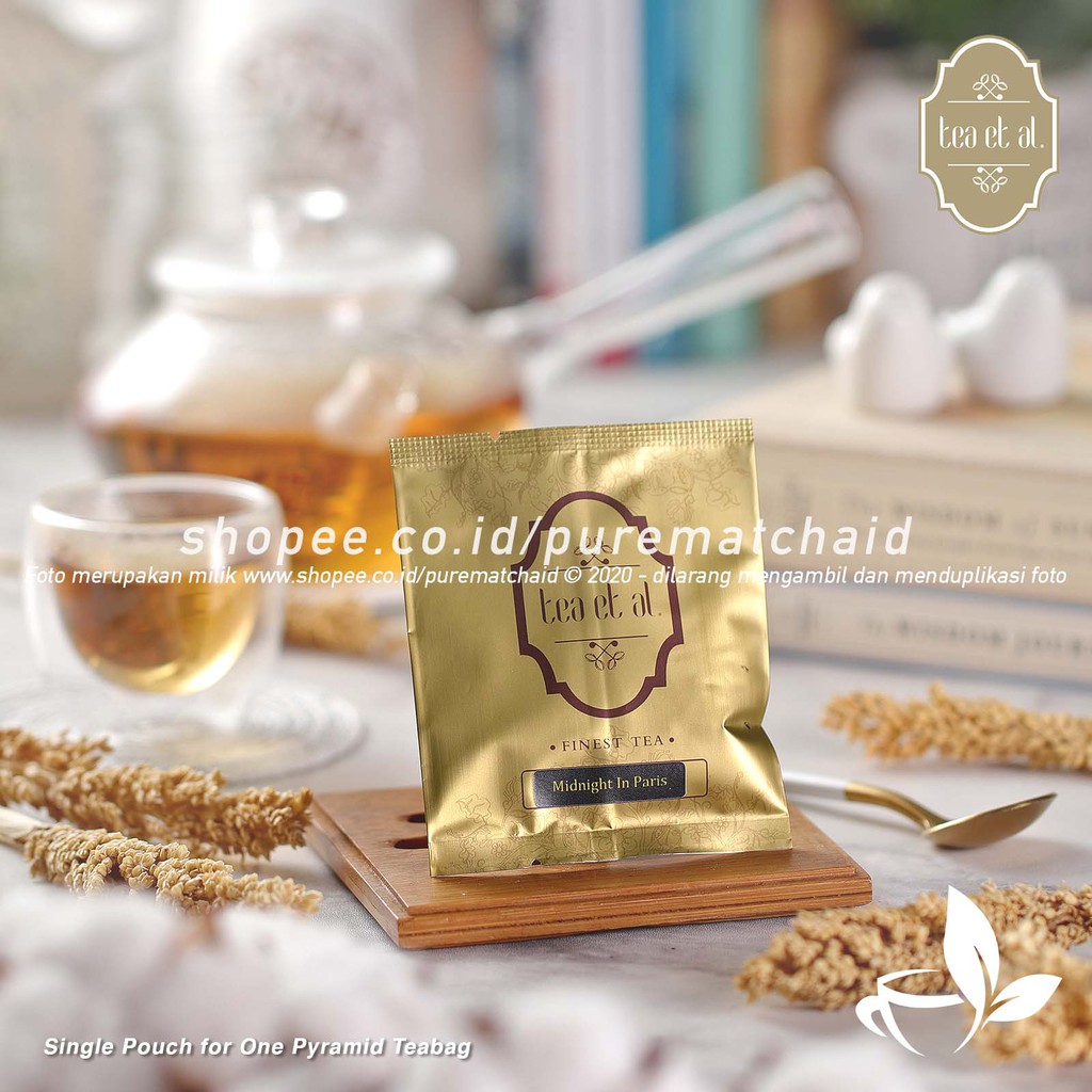 

Tea et Al - Midnight in Paris Black Tea Rose 1tb Premium Artisan Tea Teh Hitam Celup