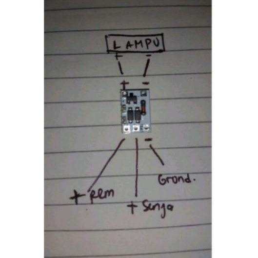 modul rem kedip2 mode kota diam rem kedip 12 volt motor mobil