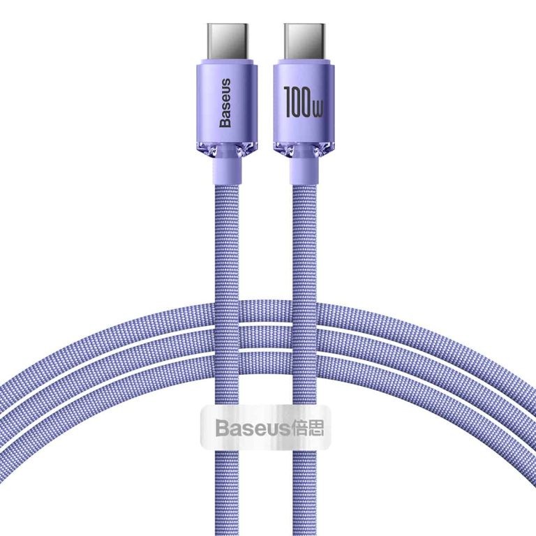 Baseus Crystal Shine Series Fast Charging Data Cable C to C 100W CAJY06