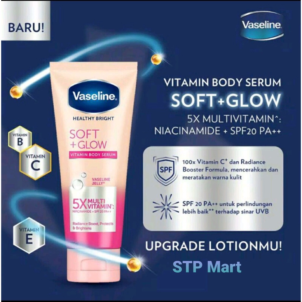 VASELINE HEALTHY BRIGHT VITAMIN BODY SERUM 180 ML // VASELINE // HAND BODY VASELINE