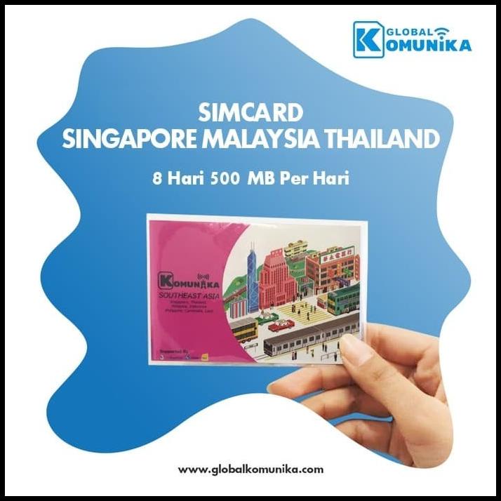 Jual Sim Card Singapore Malaysia Thailand 8 Hari 3 Gb Unlimited