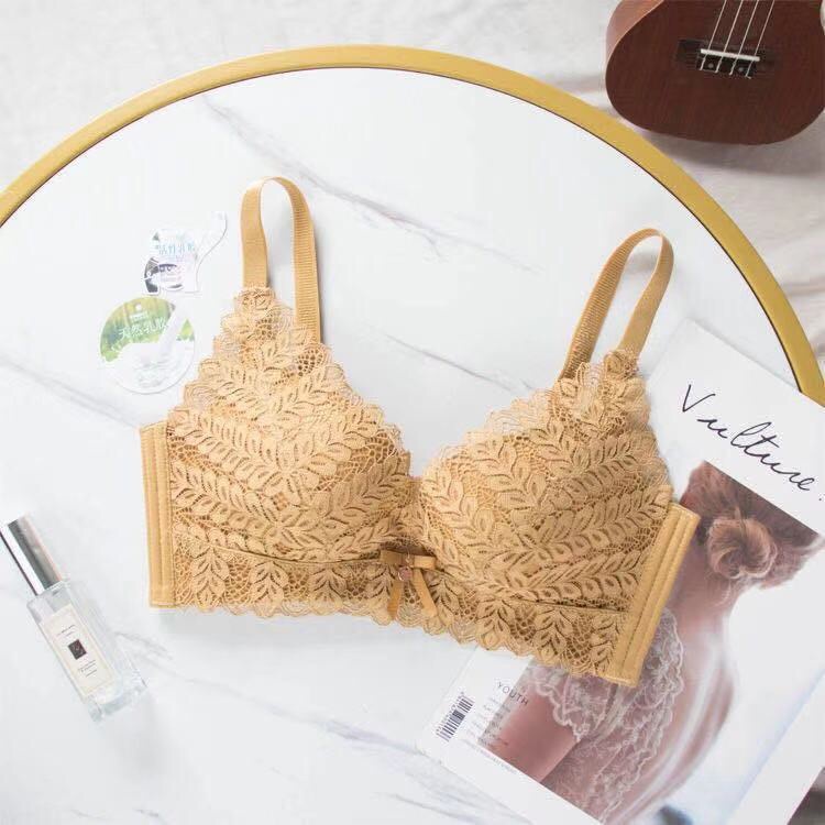 TELLY ➡️ 150 Fashion bra wanita Bra Sexy Tanpa Kwat Motif Bunga high quality