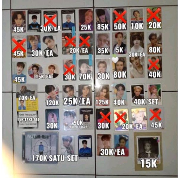 Ready Stock PC NCT, SG22 Winwin set